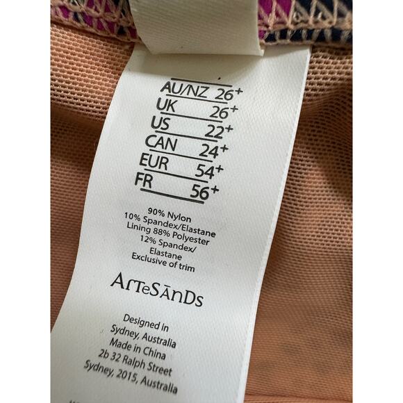 ArteSand Bikini Bottoms Salmagundi Botticelli High Waist Swim Pant NWT PLUS SIZE - Picture 11 of 14